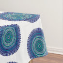 Search for mandala tablecloths Blue