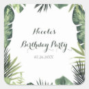 Search for tropical plants stickers Party