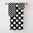 Search for black and white polka dot bath towels Circle