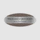 Search for oval name tags Aesthetician
