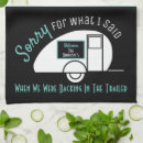 Search for funny camping tea towels Camper