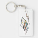 Search for artistic rectangular keychains Vintage