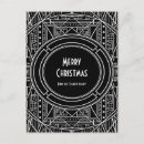 Search for art deco christmas postcards 1920s
