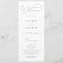 Search for boho wedding programs Rustic
