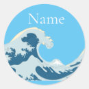 Search for the great wave stickers Surf