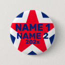 Search for presidential campaign buttons Vote blue