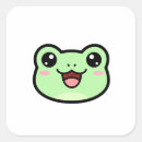 Search for cute happy frog stickers Kawaii