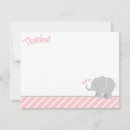 Search for pink grey baby shower cards Elephant