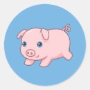Search for blue pig stickers Piglet