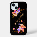 Recherche de motif floral iphone 7 coques Violet