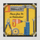 Search for builder birthday invitations Carpenter