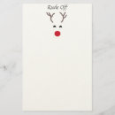 Search for cute stationery paper Reindeer