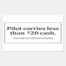 Search for pilot humor stickers Funny