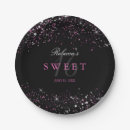 Search for pink and black plates Sparkle