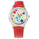 Search for polka dot pattern watches White