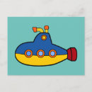 Search for submarines postcards Cute