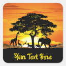 Search for african sunset stickers Wildlife