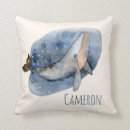 Search for blue whale pillows Nautical