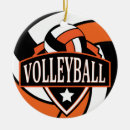 Search for orange and black ornaments Volleyball