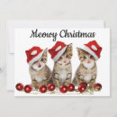 Search for cat lover christmas cards Red white
