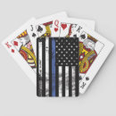 Search for thin blue line playing cards Sheriff