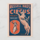 Search for vintage circus postcards Entertainment
