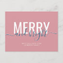 Recherche de noël rose cartes postales Joyeux et lumineux