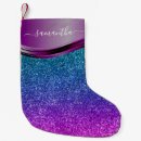 Search for purple christmas stockings Glitter
