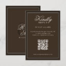 Search for dark rsvp cards Old money