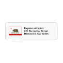 Search for california state return address labels Flag