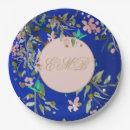 Recherche de stylisé assiettes en papier Monogramme