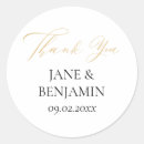 Search for black white gold wedding stickers Typography