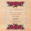 Search for rose 50th birthday invitations Fifty and fabulous