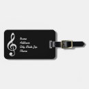 Recherche de note musique bagages étiquettes Bande