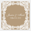 Search for brown lace stickers Burlap