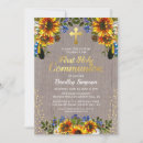 Search for rustic first communion invitations Wood