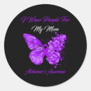 Search for alzheimers stickers Butterfly