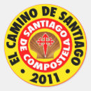 Search for santiago stickers Compostela