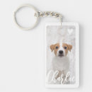 Search for name rectangular keychains Dog lover