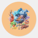 Search for bbq grill stickers Cooking