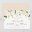 Search for green gold baby shower invitations Watercolor
