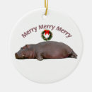 Search for hippo ornaments Merry