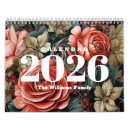Search for vintage botanical calendars Floral