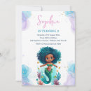 Search for ariel birthday invitations Under the sea