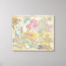 Search for europe map canvas prints Lithographed