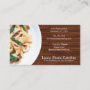 Recherche de pâte cartes visite Restaurant