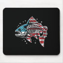 Search for fish skeleton mousepads Funny fishing