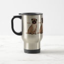 Search for funny dog travel mugs Pug