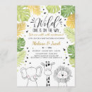 Search for wild animal baby shower invitations Animals