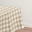 Search for brown gingham tablecloths Chequered